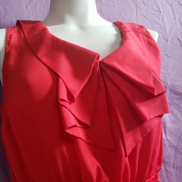 Bebop Red Dress With Pockets - Picture 2 of 4